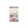 Creioane de colorat cu culori metalice - 18 bucati - MULTICOLORE - Konges Sløjd