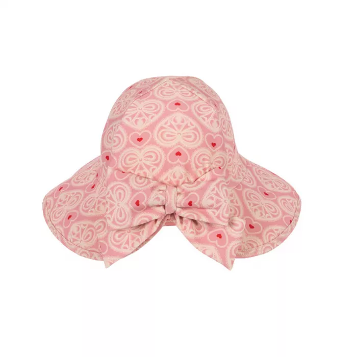 Palarie de soare cu protectie UV 50+ Edith - LACY PINK - Konges Sløjd