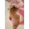 Costum de baie intreg fara maneci cu protectie UV 50+ EDITH - LACY PINK - Konges Sløjd