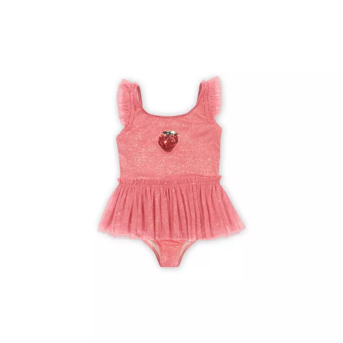 Costum de baie intreg cu protectie UV 50+ - AMANDINE - RAPTURE ROSE - Konges Sløjd