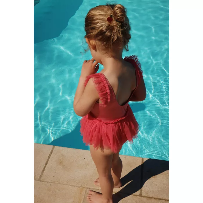 Costum de baie intreg cu protectie UV 50+ - AMANDINE - RAPTURE ROSE - Konges Sløjd