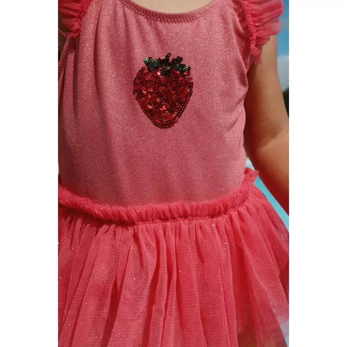 Costum de baie intreg cu protectie UV 50+ - AMANDINE - RAPTURE ROSE - Konges Sløjd