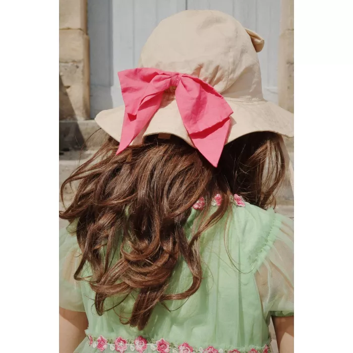 Palarie de soare cu protectie UV 50+ - KITTY - SOFT PINK - Konges Sløjd