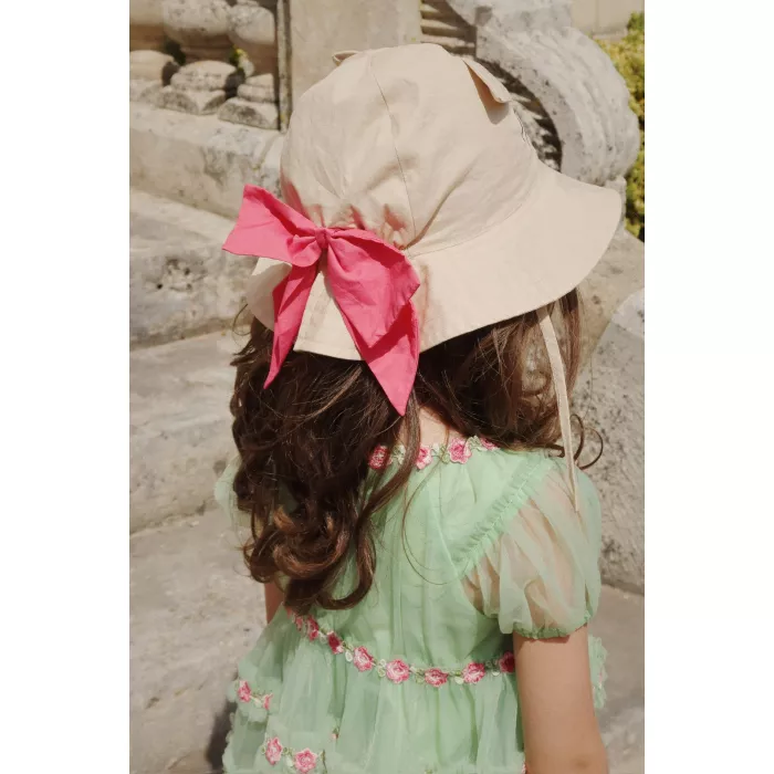Palarie de soare cu protectie UV 50+ - KITTY - SOFT PINK - Konges Sløjd