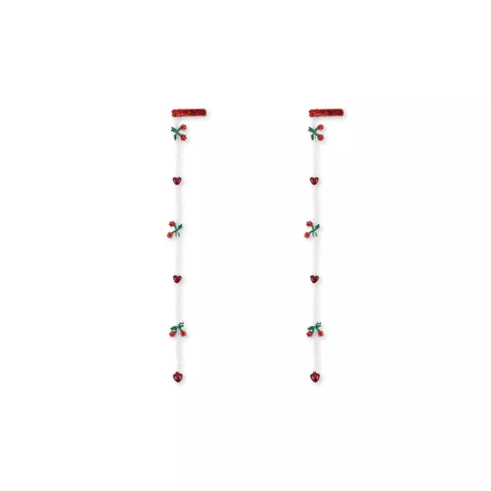 Agrafa decorativa din margelute pentru fetite - set de 2 - CHERRY - Konges Sløjd
