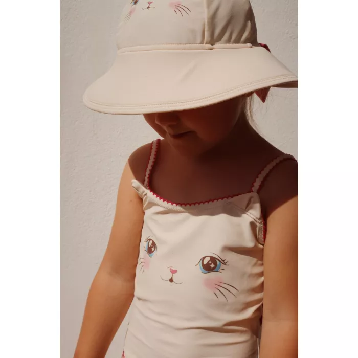 Costum de baie intreg cu protectie UV 50+ - Kitty - SOFT PINK - Konges Sløjd