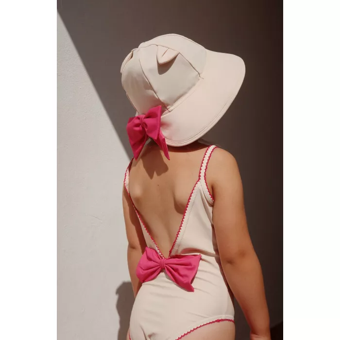 Costum de baie intreg cu protectie UV 50+ - Kitty - SOFT PINK - Konges Sløjd