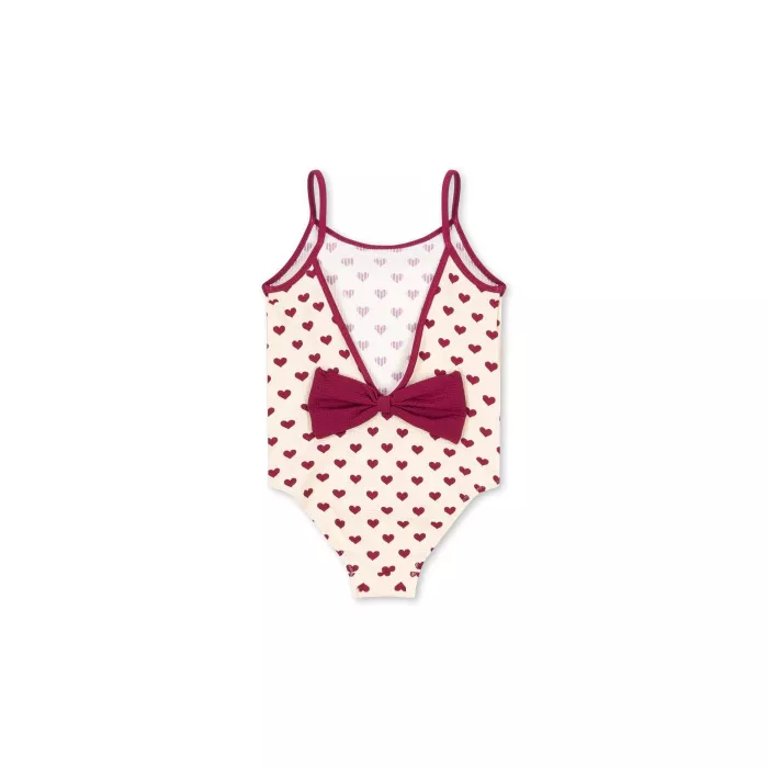 Costum de baie intreg cu protectie UV 50 + - Bowie - COEUR SANGRIA - Konges Sløjd