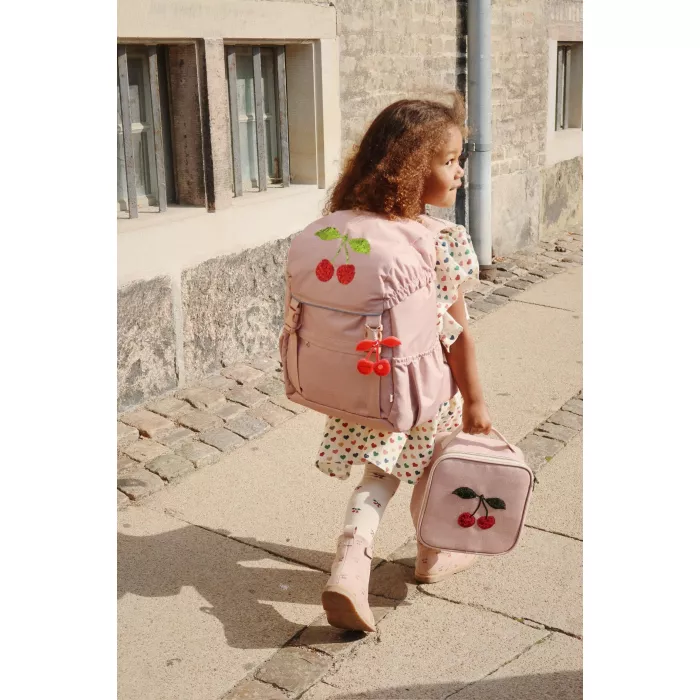 Ghiozdan pentru scolari Clover - MAHOGANY ROSE - Konges Sløjd