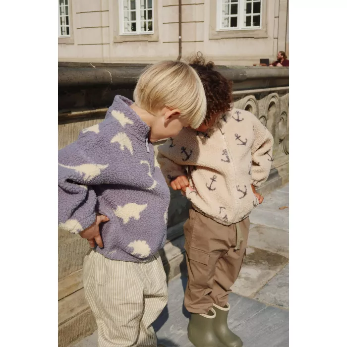 Jacheta din material teddy - DINO MIST - Konges Sløjd