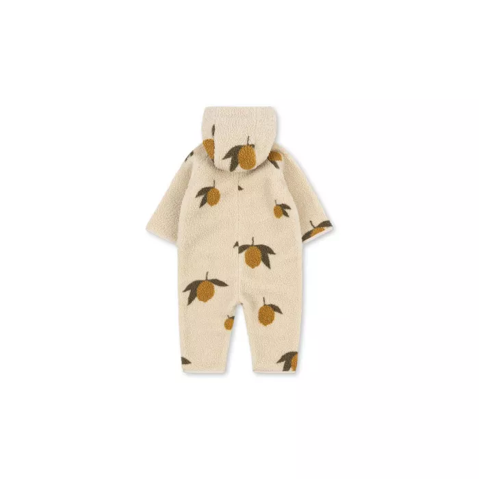 Salopeta captusita din material teddy - MON GRAND CITRON - Konges Sløjd