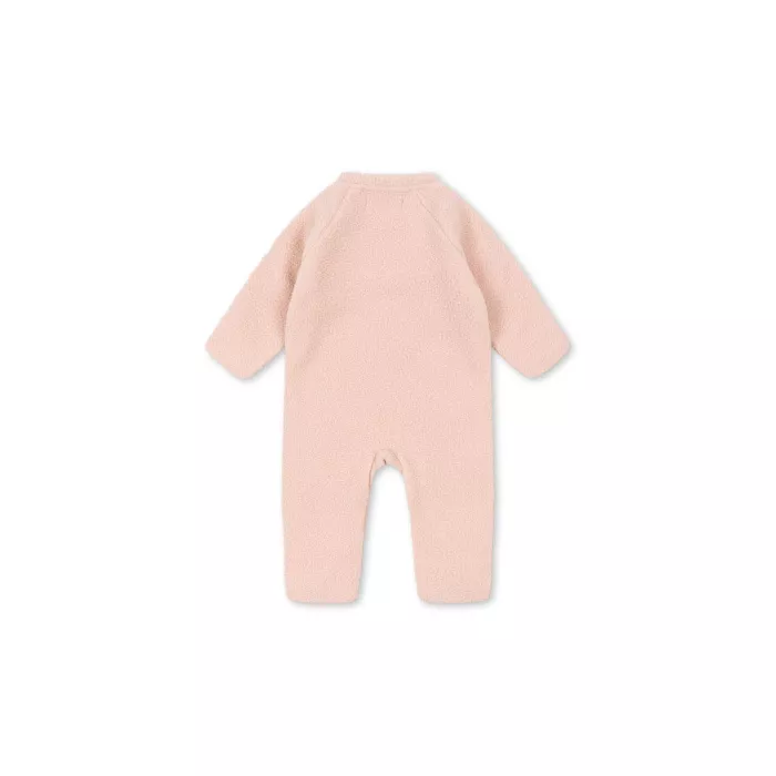 Salopeta pentru bebelusi din material teddy SAFA - ROSE SMOKE - Konges Sløjd