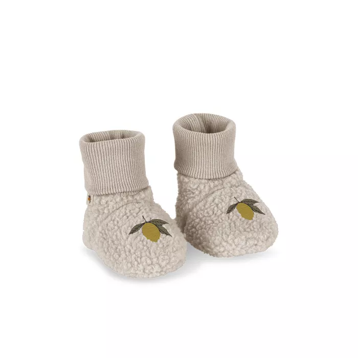 Botosei din material teddy - OXFORD TAN - Konges Sløjd
