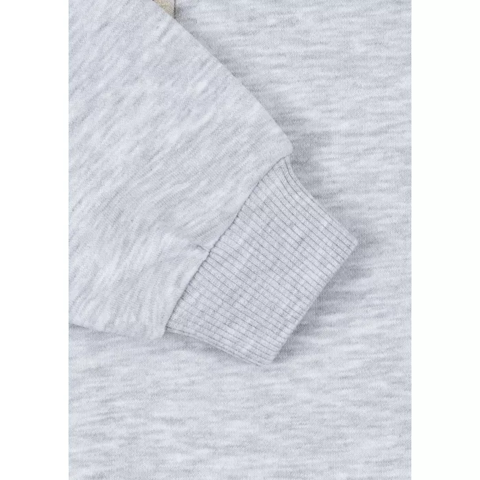 Bluza din bumbac organic editie speciala Rosie Huntington Whiteley - Jack - LIGHT GREY MELANGE  - Konges Sløjd