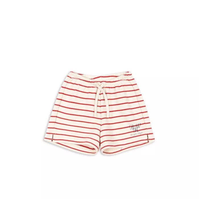 Pantaloni scurti din bumbac organic editie speciala Rosie Huntington Whiteley - LARGO - Porta Triple - Konges Sløjd