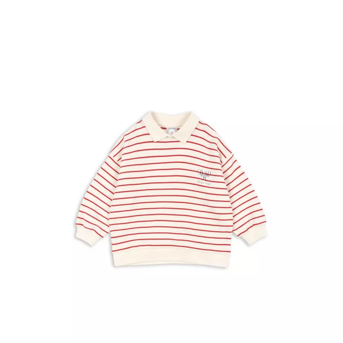 Bluza din bumbac organic editie speciala Rosie Huntington Whiteley - LARGO - Porta Triple  - Konges Sløjd