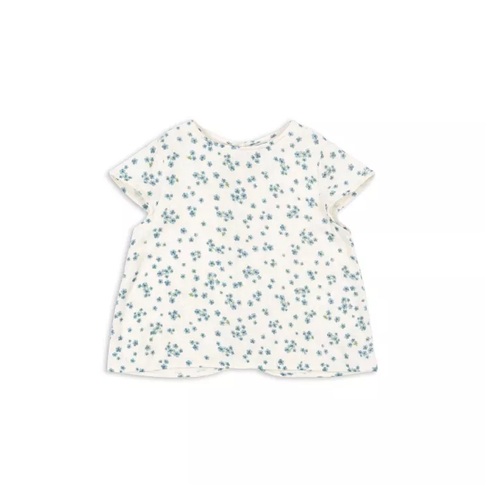 Camasa din bumbac organic editie speciala Rosie Huntington Whiteley - Mioblu - FORGET ME NOT - Konges Sløjd