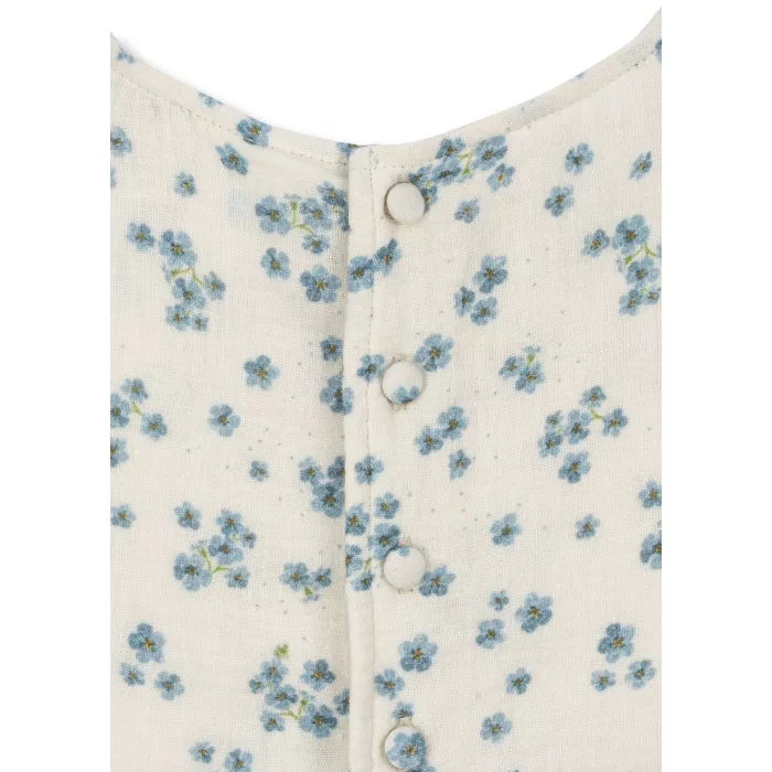 Camasa din bumbac organic editie speciala Rosie Huntington Whiteley - Mioblu - FORGET ME NOT - Konges Sløjd