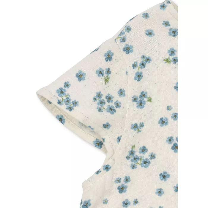 Camasa din bumbac organic editie speciala Rosie Huntington Whiteley - Mioblu - FORGET ME NOT - Konges Sløjd