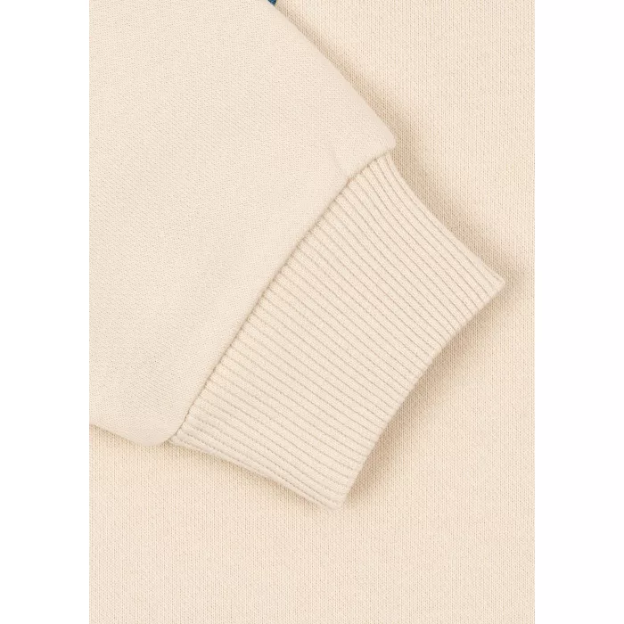 Bluza din bumbac organic editie speciala Rosie Huntington Whiteley - ROLLER SWEAT - SUMMER SAND - Konges Sløjd
