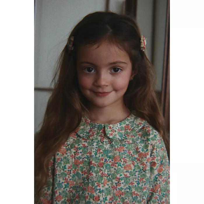 Agrafa cu clips din rasina pentru fetite - set 2 bucati - KITTY BOW - Konges Sløjd