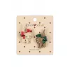 Agrafa cu clips din rasina pentru fetite - set 2 bucati - KITTY BOW - Konges Sløjd
