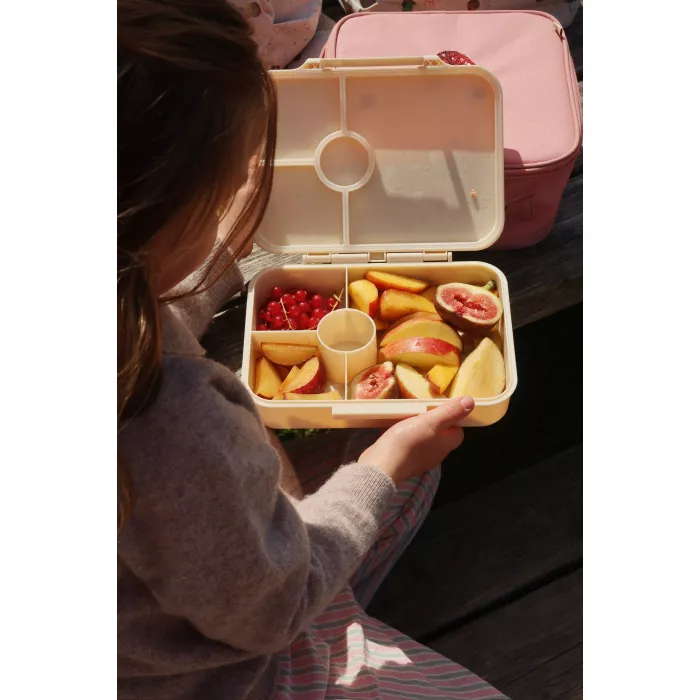 Caserola compartimentata Bento pentru pranz - Lemon - Konges Sløjd