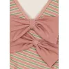Costum de baie din doua piese BOWWOW - BLUSH STRIPE - Konges Sløjd