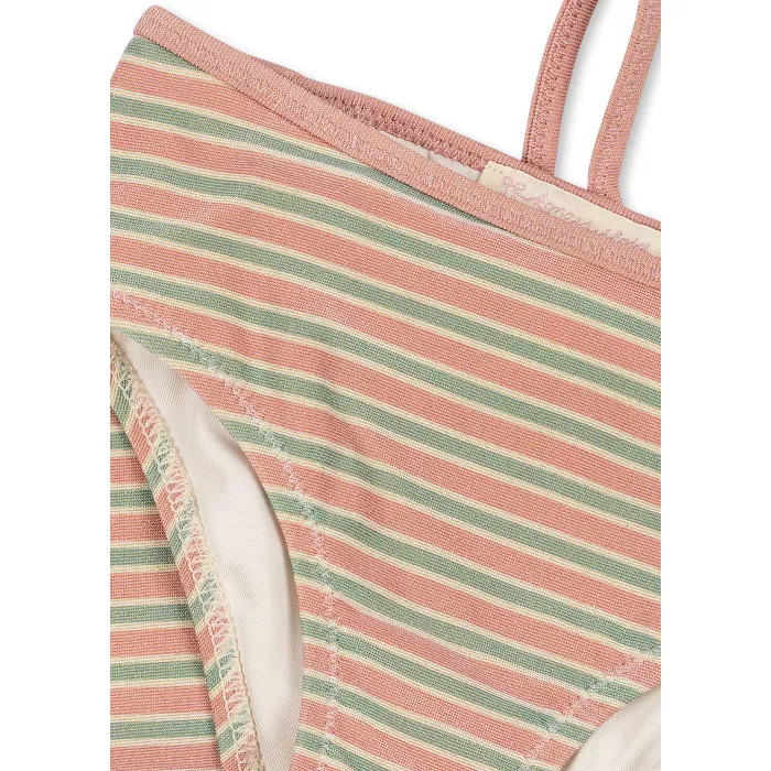 Costum de baie din doua piese BOWWOW - BLUSH STRIPE - Konges Sløjd