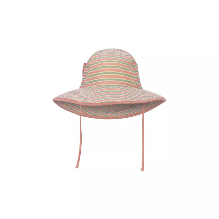 Palarie de soare BOWWOW - BLUSH STRIPE - Konges Sløjd