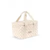 Geanta termoizolanta pentru picnic CARL - NAVY DOTS - Konges Sløjd
