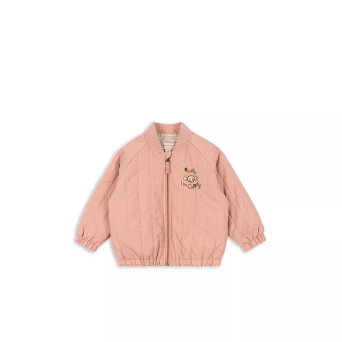 Jacheta bomber pentru copii  Juno - Candy - CAMEO BROWN - Konges Sløjd