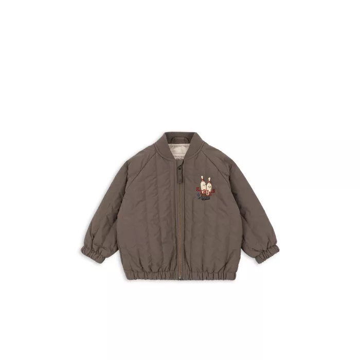 Jacheta bomber pentru copii  Juno - Strike - WALNUT - Konges Sløjd