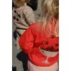 Jacheta bomber pentru copii  cu paiete Juno - FIERY RED - Konges Sløjd