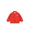 Jacheta bomber pentru copii  cu paiete Juno - FIERY RED - Konges Sløjd