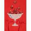 Jacheta bomber pentru copii  cu paiete Juno - FIERY RED - Konges Sløjd
