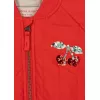 Jacheta bomber pentru copii  cu paiete Juno - FIERY RED - Konges Sløjd
