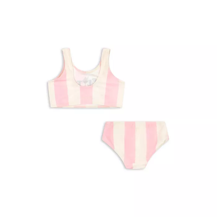 Costum de baie din doua piese POMIA - CANDY ROSE STRIPE - Konges Sløjd