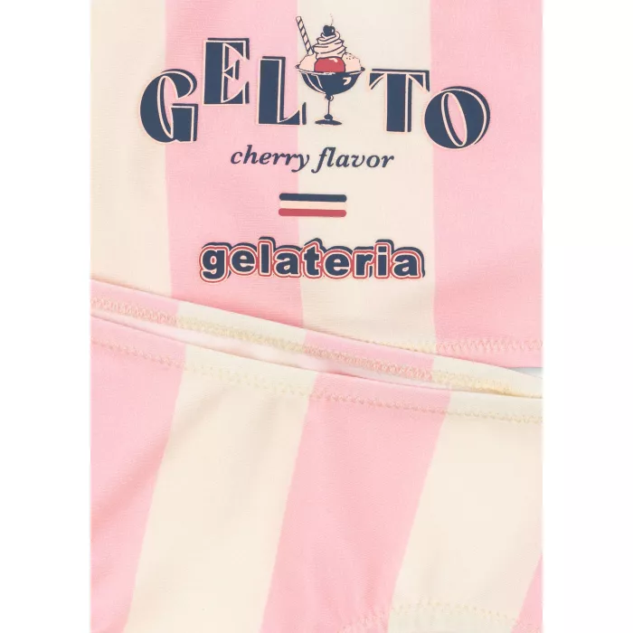 Costum de baie din doua piese POMIA - CANDY ROSE STRIPE - Konges Sløjd