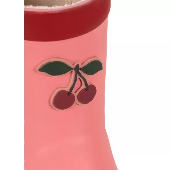 Cizme scurte din cauciuc natural Roi - PEACH BLOSSOM - Konges Sløjd