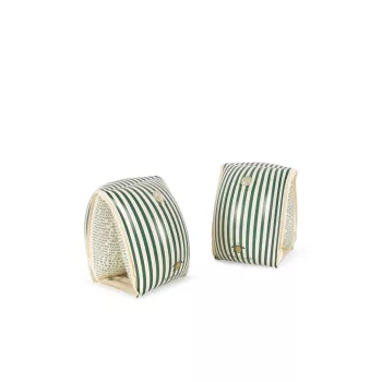 Aripioare de inot pentru copii - GREEN STRIPE - Konges Sløjd