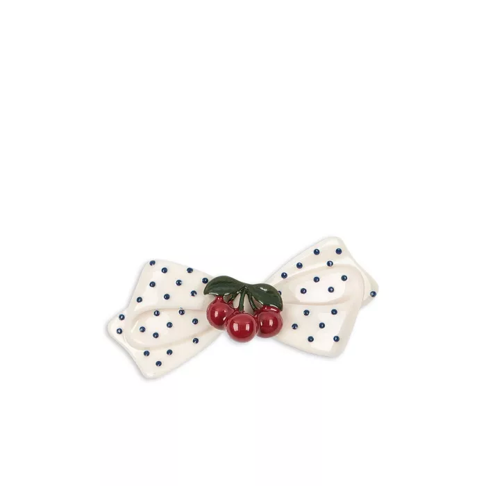 Agrafa cu clips din rasina pentru fetite - CHERRY DOT - Konges Sløjd