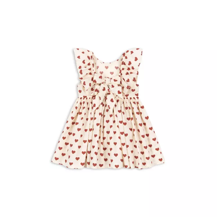 Rochita din bumbac organic CIANNA - AMOUR ROUGE - Konges Sløjd