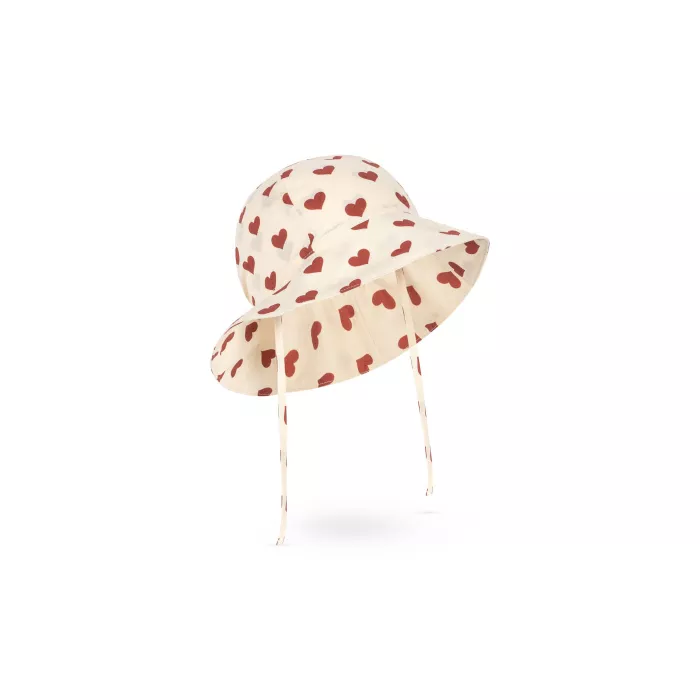 Palarie de soare Cianna GOTS - AMOUR ROUGE - Konges Slojd