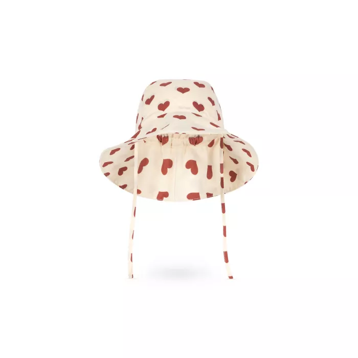 Palarie de soare Cianna GOTS - AMOUR ROUGE - Konges Slojd