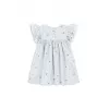 Rochita Coco din bumbac organic - CHERRY BLUE COEUR - Konges Sløjd