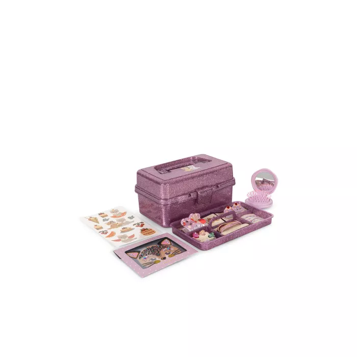 Valiza cu accesorii de infrumusetare - Glam Me Up - Amour Pink - Konges Sløjd