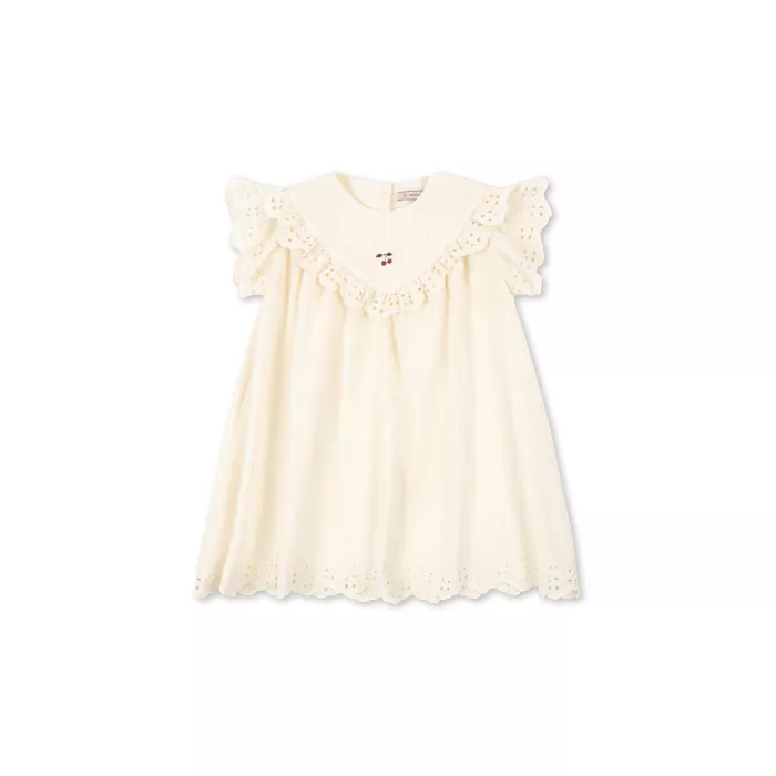Rochita Posey din bumbac organic - ANTIQUE WHITE - Konges Sløjd