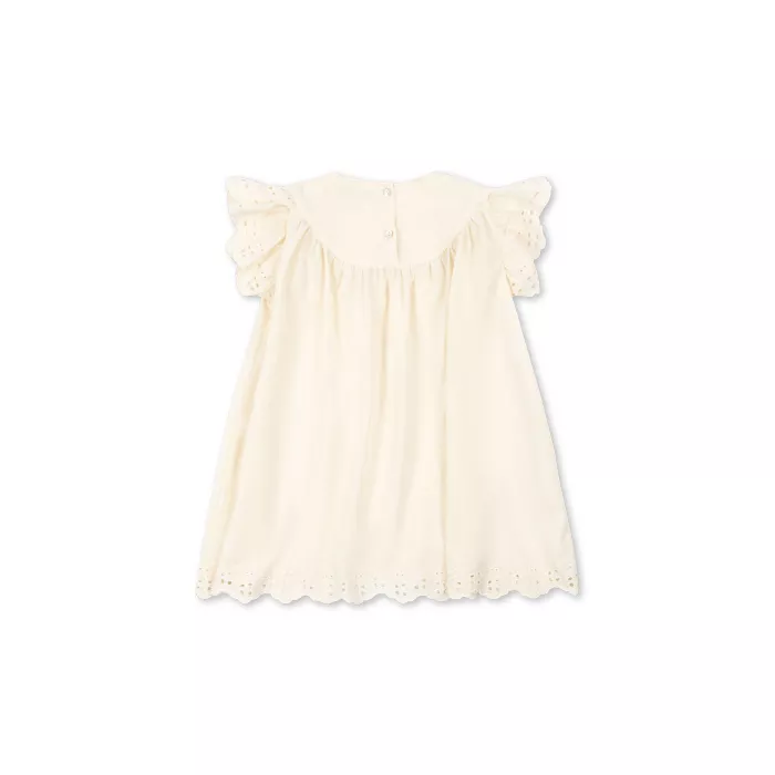 Rochita Posey din bumbac organic - ANTIQUE WHITE - Konges Sløjd