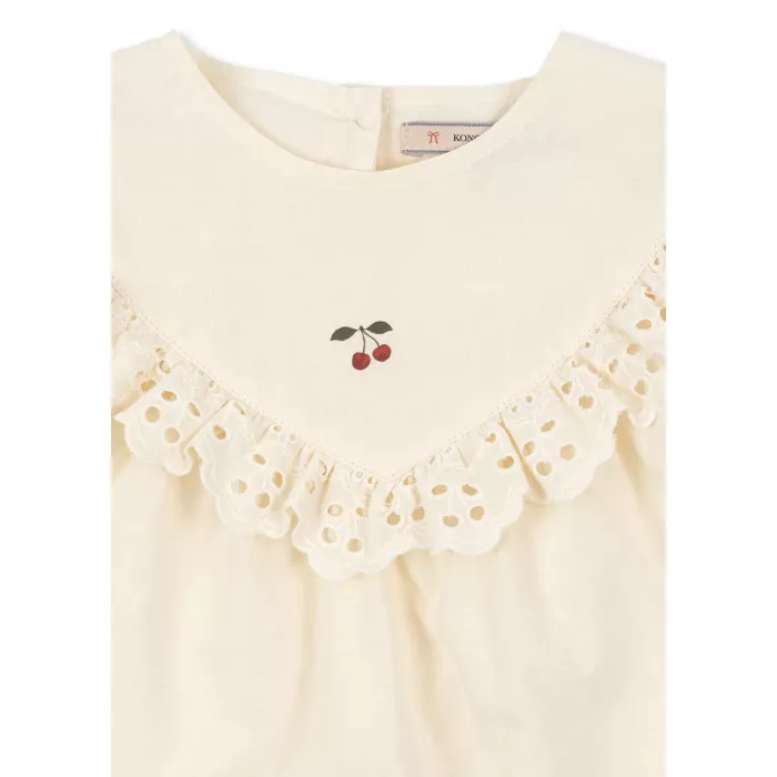 Rochita Posey din bumbac organic - ANTIQUE WHITE - Konges Sløjd